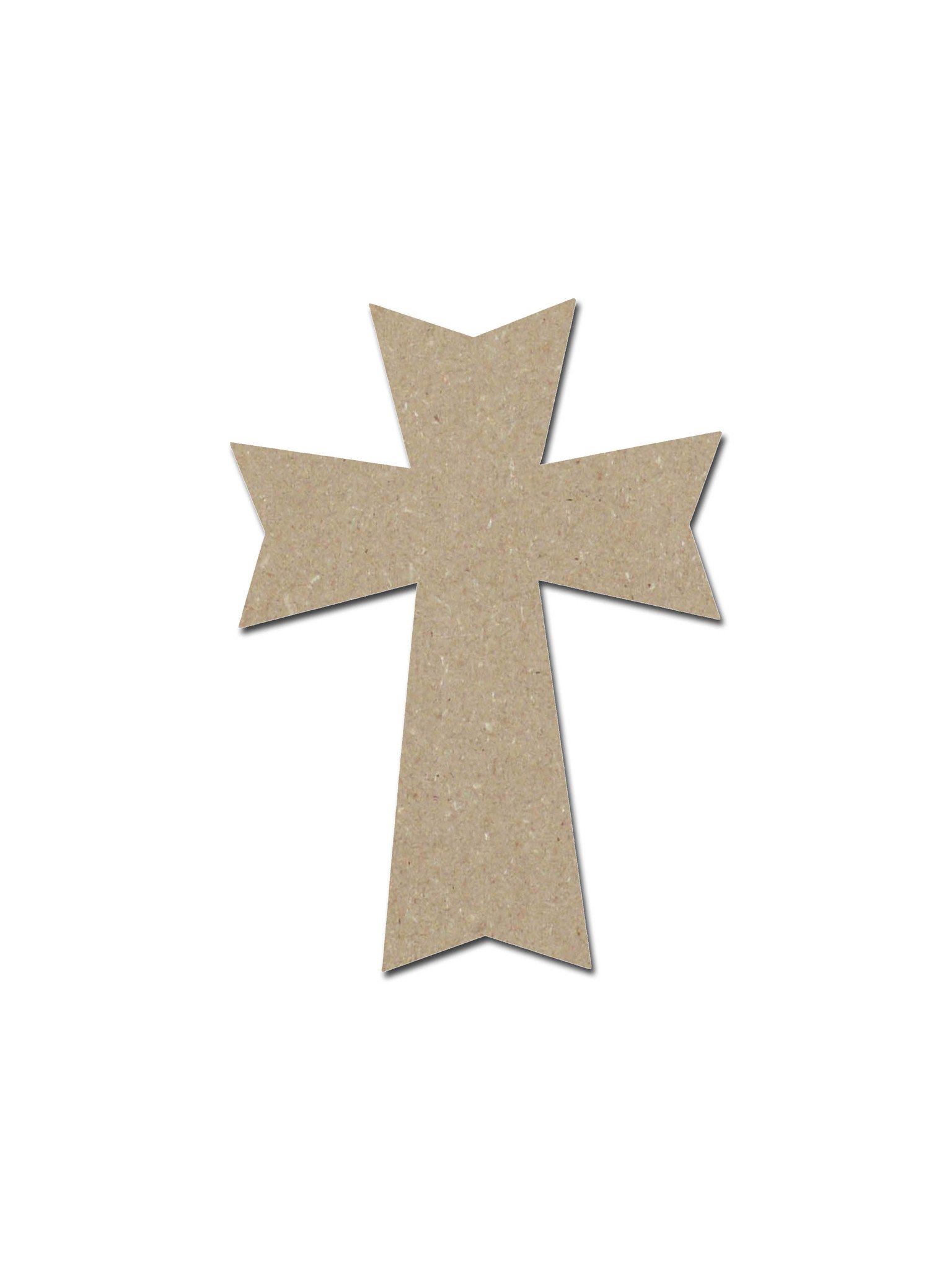 Unfinished Wood Cross Cutout MDF Craft Crosses Variety of Sizes ...