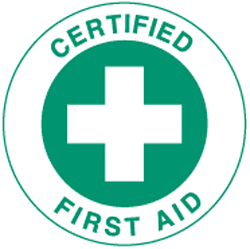 Hard Hat Emblem Certified First Aid - Badges And Emblems - Part No ...