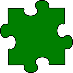 Green Puzzle Piece clip art - vector clip art online, royalty free ...