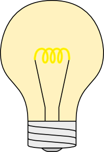 Light Bulb clip art - vector clip art online, royalty free ...