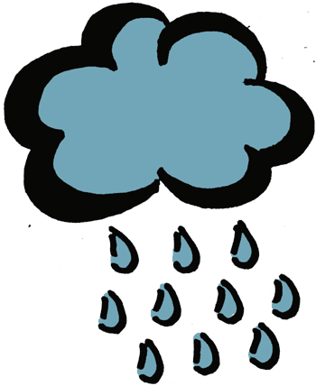 Raindrops With Clouds Gif - ClipArt Best
