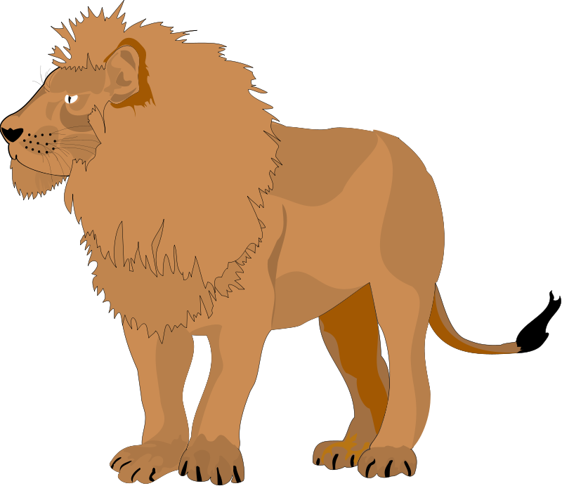 Brown Lion Clip Art Brown Lion Clip Art