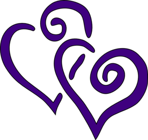 Purple Hearts Clipart - Free Clipart Images