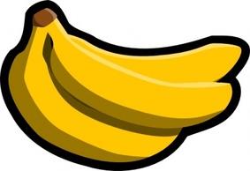 Bananas clip art free vector food - Clipartix