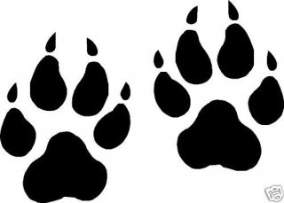 Clipart wolf paw