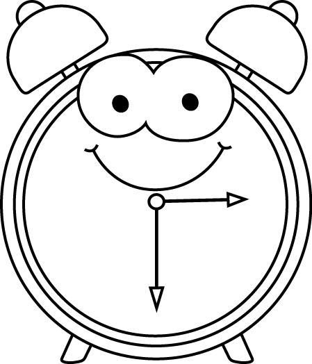Cartoon Clock Clipart