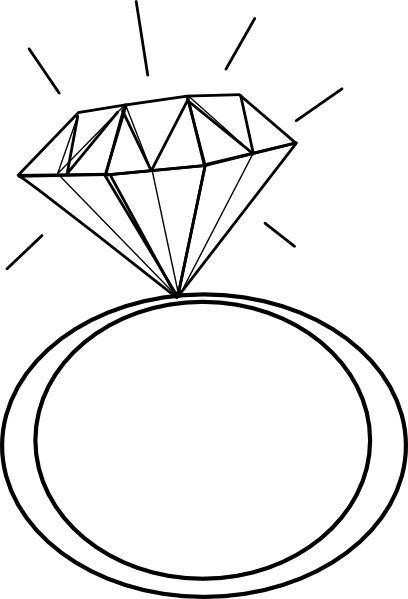 Diamond Ring Printable - ClipArt Best