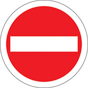 Arco Website - No Entry Traffic Road Signs from Proprietary ...