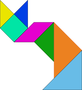 Tangram Game clip art - vector clip art online, royalty free ...