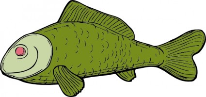 Green Fish clip art Vector clip art - Free vector for free download