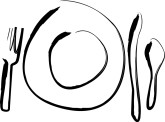 Dinner Symbol Clip Art and Menu Graphics - MustHaveMenus( 26 found )