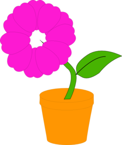 Daisy In A Flower Pot Illustration Clip Art - vector ...