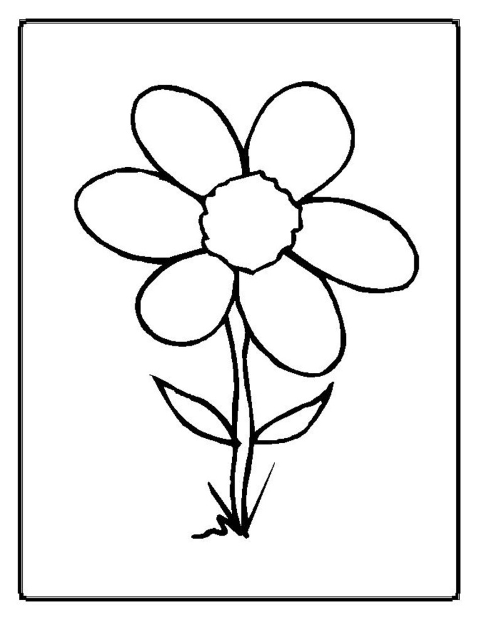 flowers coloring pages flowers coloring pages | Printable Coloring