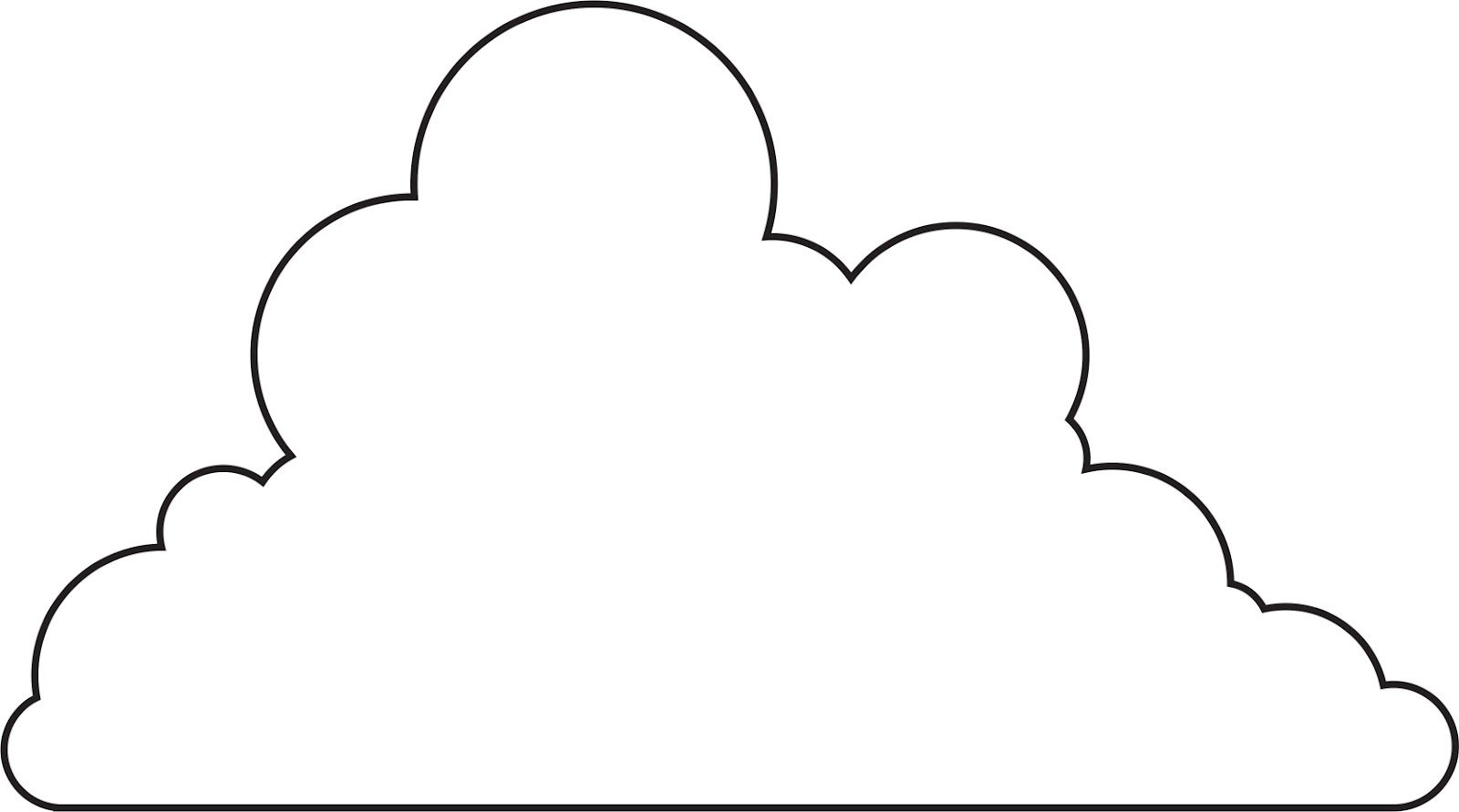 Templates Of Clouds ClipArt Best