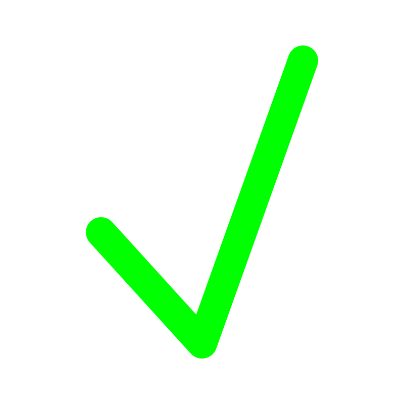 Free Clipart: Green tick