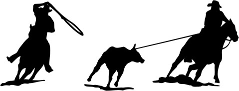 Team roping clip art - ClipartFox