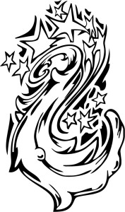 Stars And Swirls Tattoo Designs - ClipArt Best