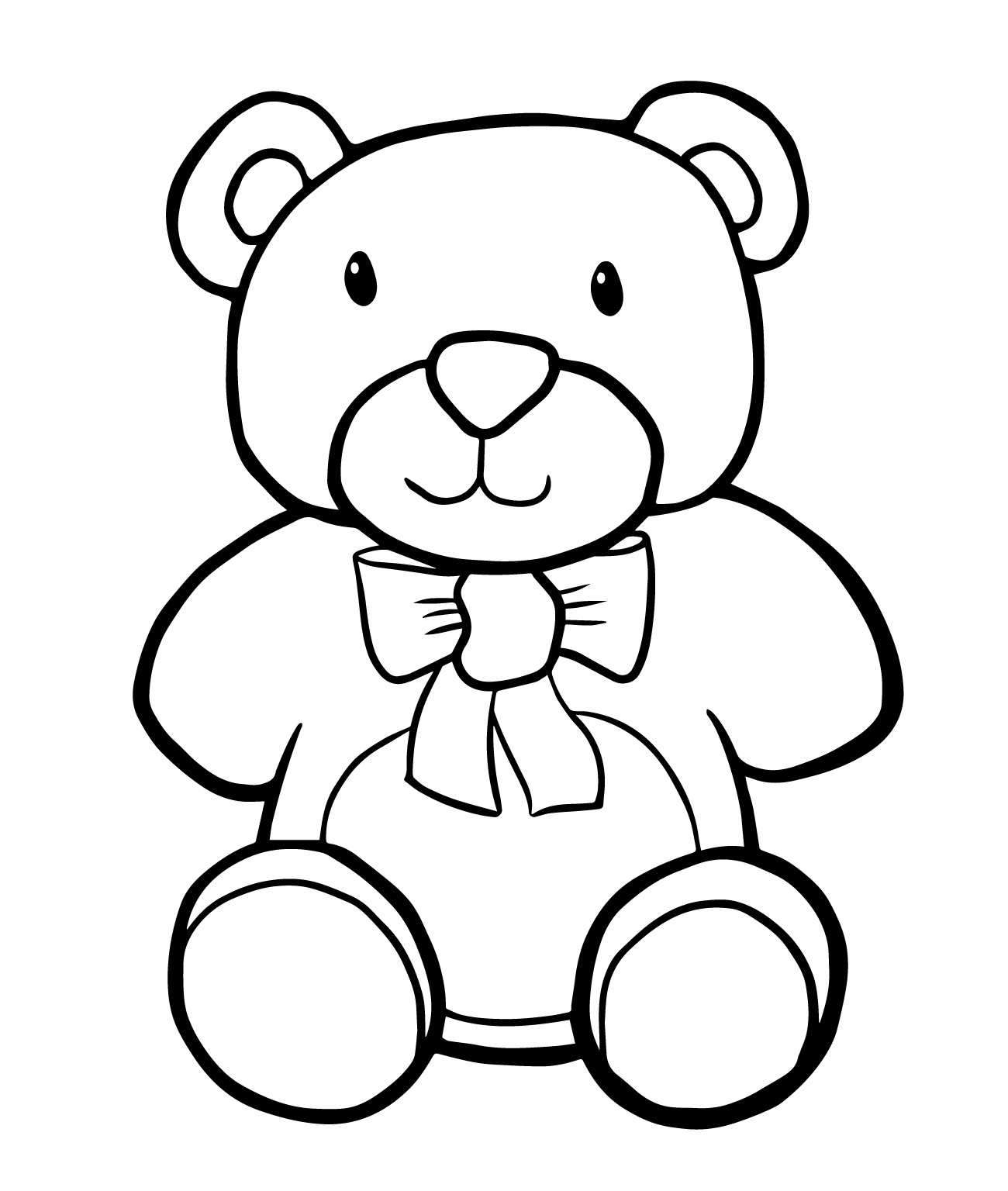 Teddy Bear Draw | Free Download Clip Art | Free Clip Art | on ...