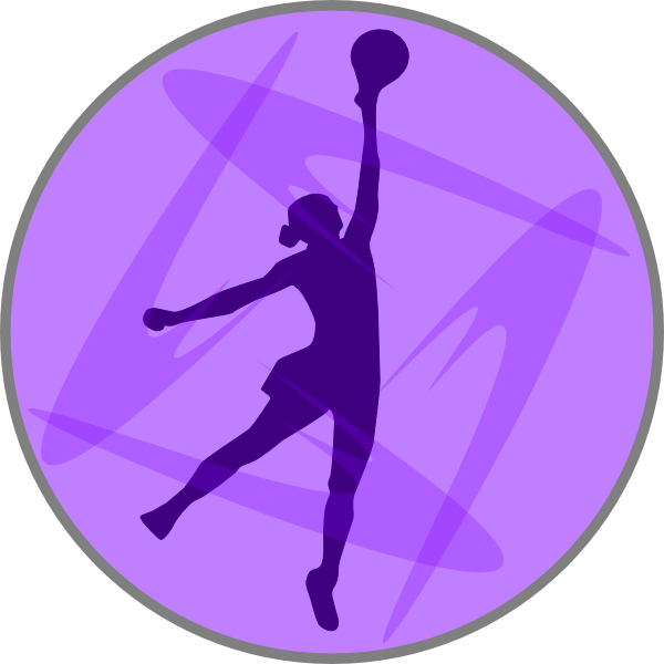 Netball Lilac Clip Art - vector clip art online ...