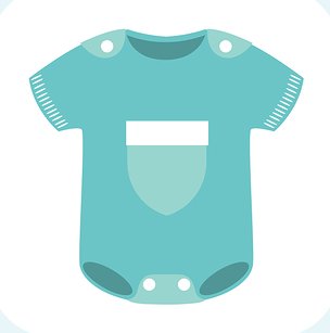 Baby onesie clip art free