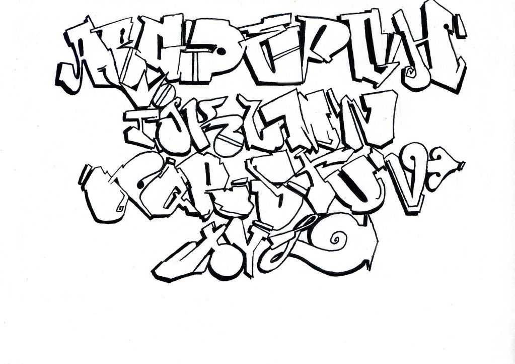 My 1st Graffiti Alphabet Version 1 0 By Toxoner On Deviantart 8838 ...