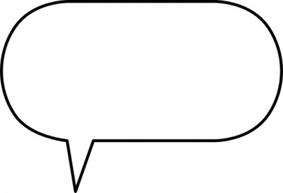 Cartoon Speech Bubble Clipart - Free to use Clip Art Resource