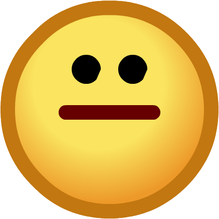 Straight Face Emoticon - ClipArt Best