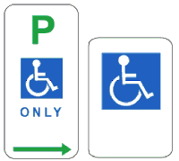 Disability Parking Traffic Signs - ClipArt Best