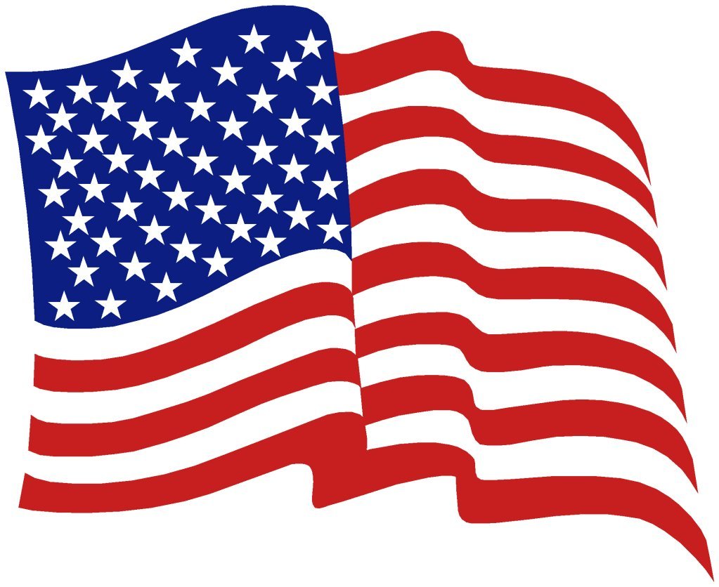 Waving american flag clipart - ClipartFox