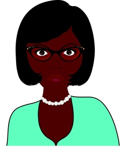 Black clipart woman