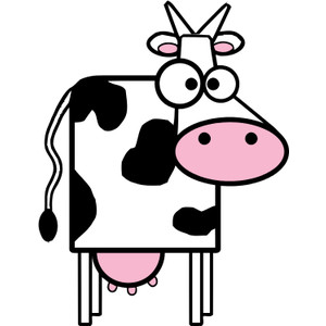 big eye cow - public domain clip art image @ wpclipart.com - Polyvore