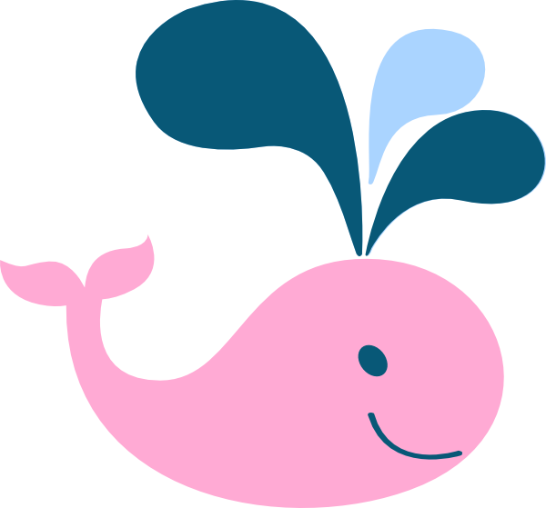 Pink Whale Clip Art - Free Clipart Images