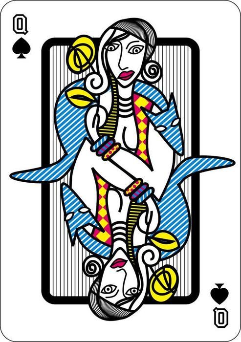 1000+ images about Art - Playing cards | Queen of ...