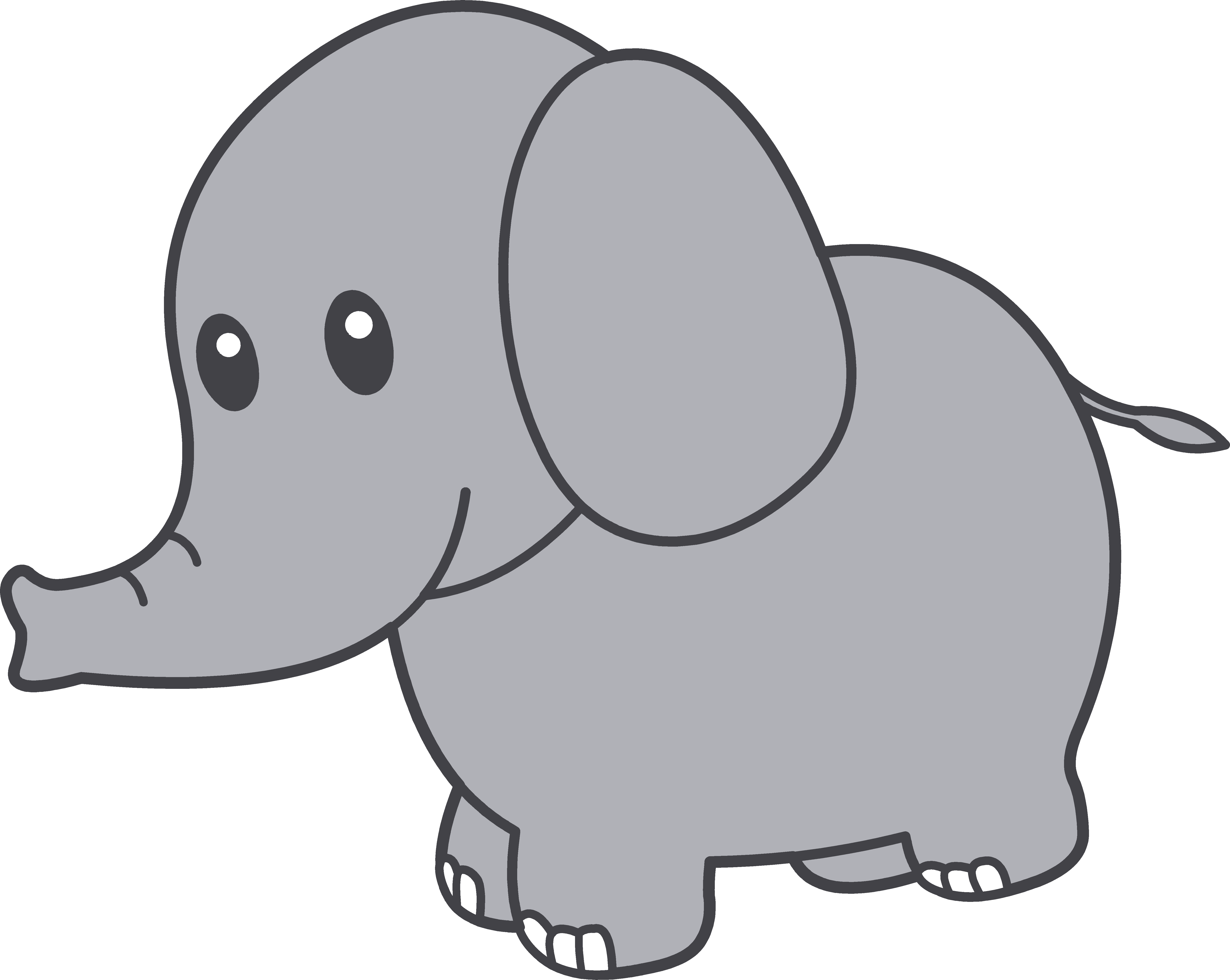 Elephant trunk clipart free