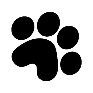 DOG PAW PRINT CAR DECAL STICKER 1 - Pitty Decals