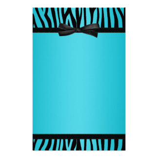 Zebra Print Stationery | Zazzle