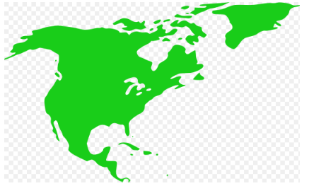 Rough Sketch of North America - Topographic Maps of North America ...