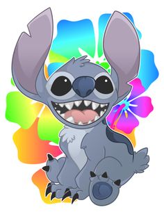 Stitch And His Girlfriend Kiss - Clipart Best