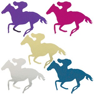 Cut Out Racing Horse Large Pk 5 | Party Supplies, Decorations ...