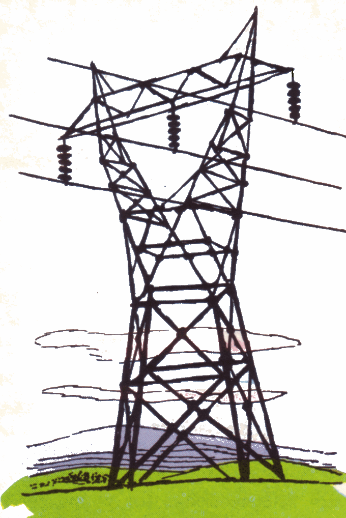 Power lines clipart - ClipartFox