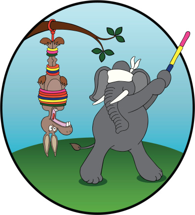 Cartoon Of A Pinatas Clip Art, Vector Images & Illustrations