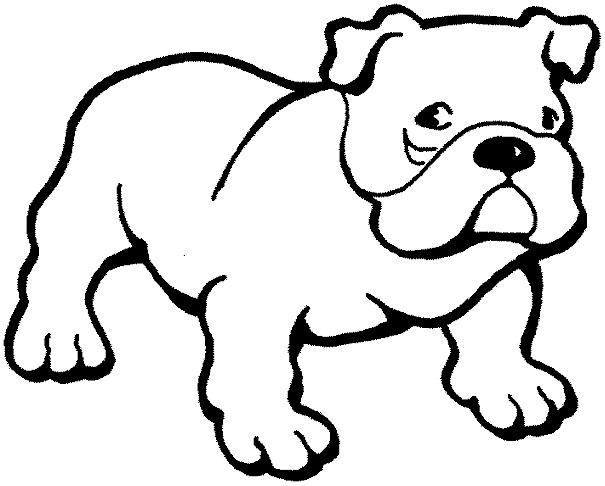 Drawing Of A Cartoon Bulldog - ClipArt Best