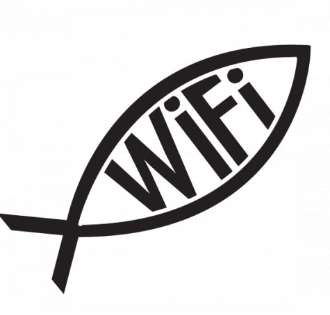 WiFi Fish Sticker - HackerStickers.com