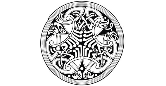 Circle Celtic ornament free vector - Download free Ornament ...