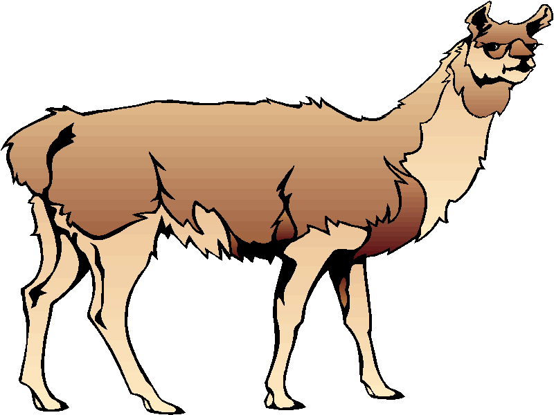 Llama clip art cartoon free clipart images 2