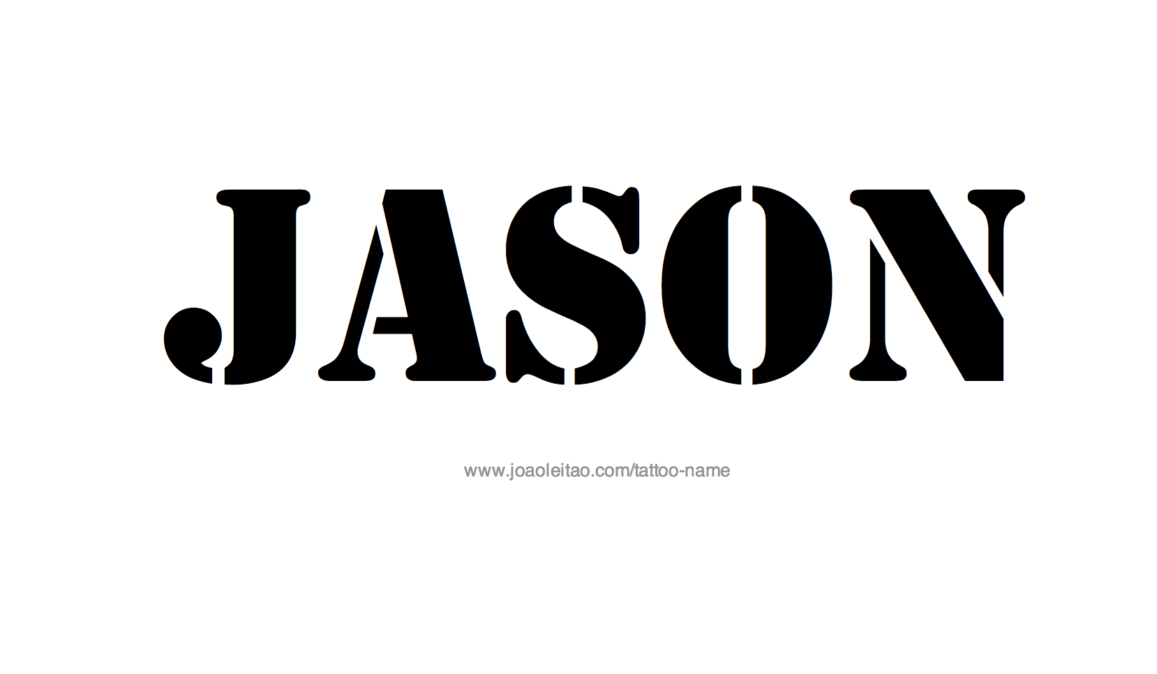 Jason Name Tattoo Designs