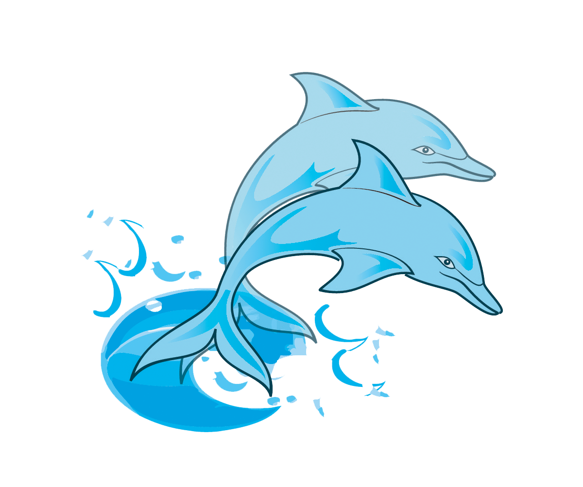 Free dolphin clipart vectors download free vector art image #10495