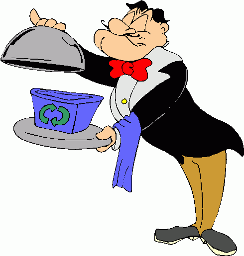 Waiter Clip Art - Tumundografico