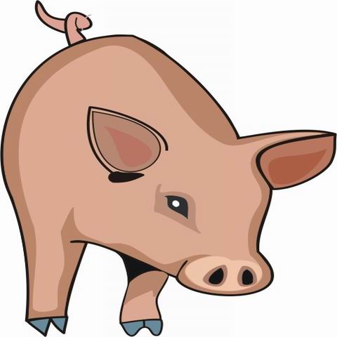 Cute Pig Coloring Pages for Kids to Color and Print