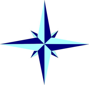 Compass Rose Star Clip Art - vector clip art online ...